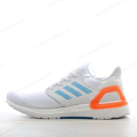 Billige Sko Adidas Ultra Boost Primeblue 20 ‘Blå Hvid Orange’ EG0768