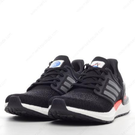 Billige Sko Adidas Ultra boost 20 ‘Sort Sølv Orange’ FX7979