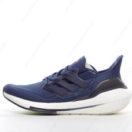 Billige Sko Adidas Ultra boost 21 ‘Blå Sort Hvid’