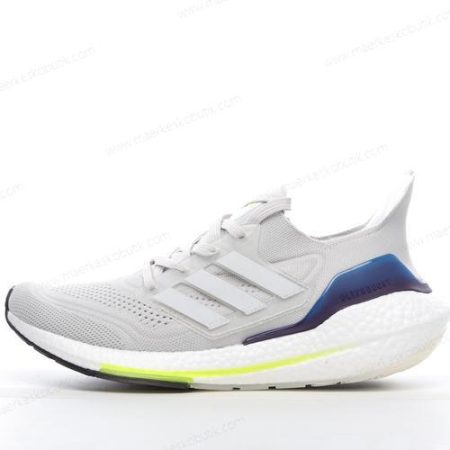 Billige Sko Adidas Ultra boost 21 ‘Grå Blå Hvid’ FY0371