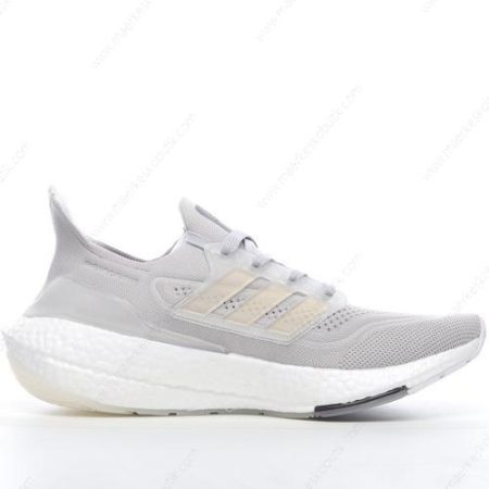 Billige Sko Adidas Ultra boost 21 ‘Grå Hvid’ FY0556