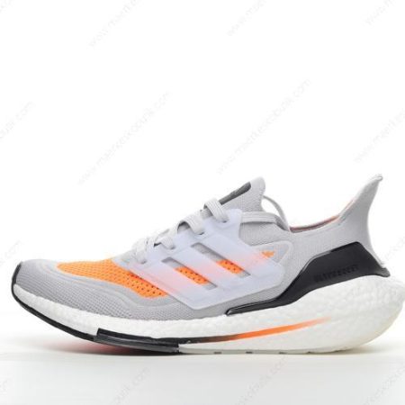 Billige Sko Adidas Ultra boost 21 ‘Grå Sort Orange’ FY5391