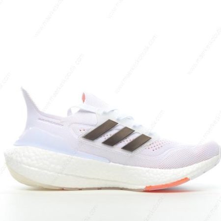 Billige Sko Adidas Ultra boost 21 ‘Grå Sort Orange Hvid’ S23840