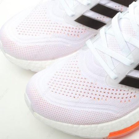 Billige Sko Adidas Ultra boost 21 ‘Grå Sort Orange Hvid’ S23840