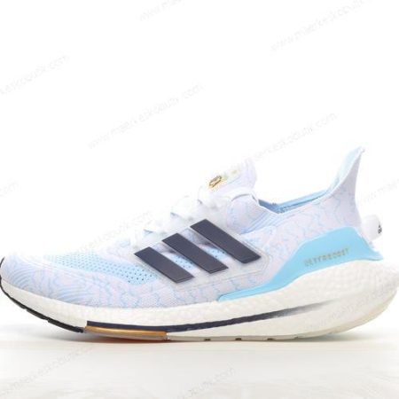 Billige Sko Adidas Ultra boost 21 ‘Hvid Blå’ GZ7120