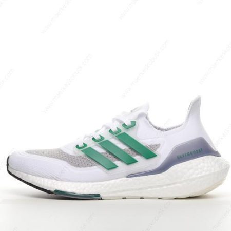 Billige Sko Adidas Ultra boost 21 ‘Hvid Grøn’ FZ2326