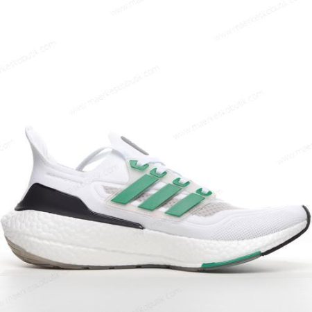 Billige Sko Adidas Ultra boost 21 ‘Hvid Grøn Sort’ FZ2326