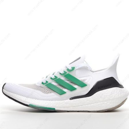 Billige Sko Adidas Ultra boost 21 ‘Hvid Grøn Sort’ FZ2326