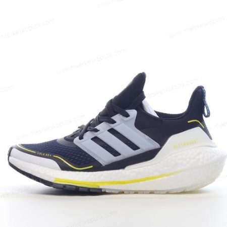 Billige Sko Adidas Ultra boost 21 ‘Hvid Gul Blå’ S23893