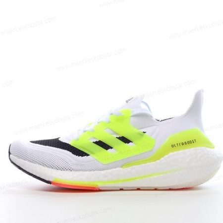 Billige Sko Adidas Ultra boost 21 ‘Hvid Lysegrøn Sort’ FY0377