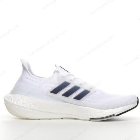 Billige Sko Adidas Ultra boost 21 ‘Hvid Mørkegrå’ FY0837