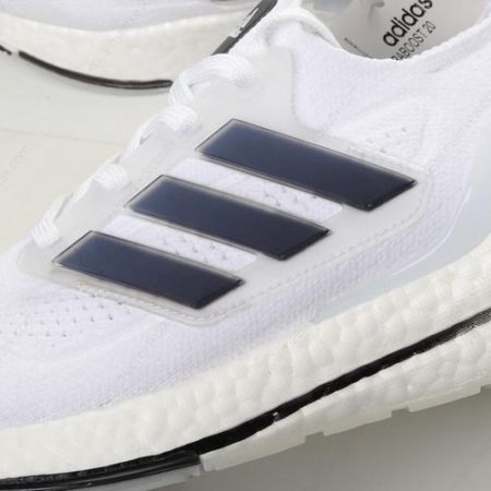 Billige Sko Adidas Ultra boost 21 ‘Hvid Mørkegrå’ FY0837