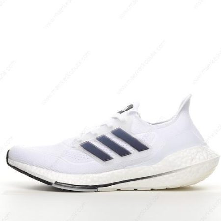 Billige Sko Adidas Ultra boost 21 ‘Hvid Mørkegrå’ FY0837