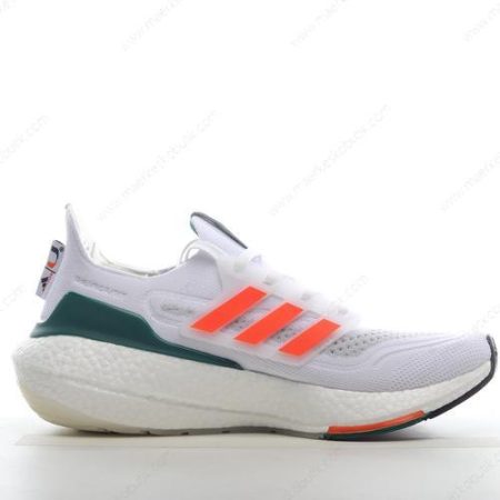 Billige Sko Adidas Ultra boost 21 ‘Hvid Orange Grå’ GX7966