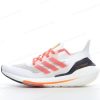 Billige Sko Adidas Ultra boost 21 ‘Hvid Rød’ FZ1925