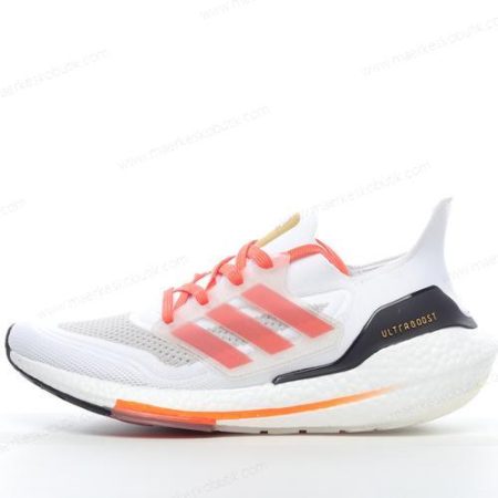 Billige Sko Adidas Ultra boost 21 ‘Hvid Rød’ FZ1925