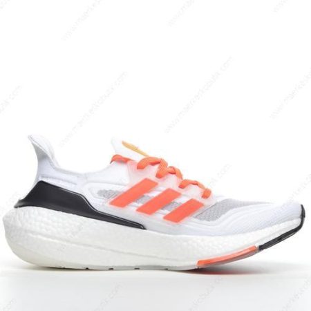 Billige Sko Adidas Ultra boost 21 ‘Hvid Rød Sort’ FZ2106