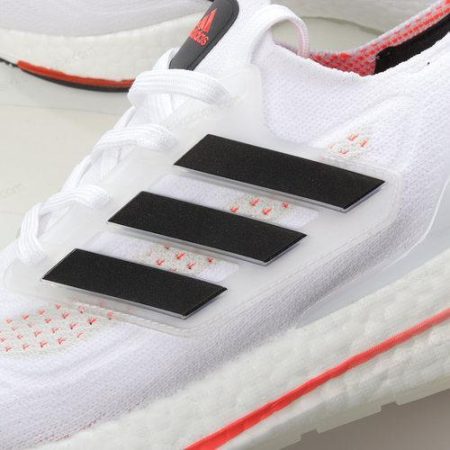 Billige Sko Adidas Ultra boost 21 ‘Hvid Sort Rød’