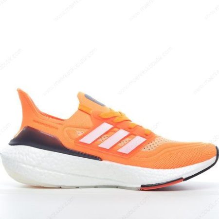 Billige Sko Adidas Ultra boost 21 ‘Orange Hvid’ FY0350