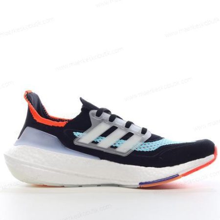 Billige Sko Adidas Ultra boost 21 ‘Sort Blå Orange’ S23867