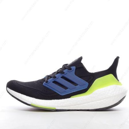 Billige Sko Adidas Ultra boost 21 ‘Sort Grøn Blå Hvid’ FY0568