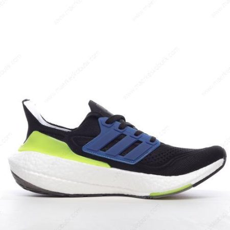 Billige Sko Adidas Ultra boost 21 ‘Sort Grøn Blå Hvid’ FY0568