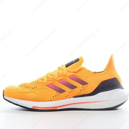 Billige Sko Adidas Ultra boost 22 ‘Orange Sort Hvid Rød’ GX8038