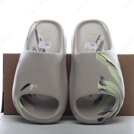 Billige Sko Adidas Yeezy Slides ‘Gul Brun’