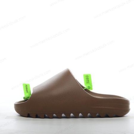 Billige Sko Adidas Yeezy Slides ‘Mørkebrun’