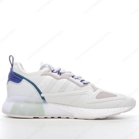 Billige Sko Adidas ZX 2K Boost ‘Hvid Blå Grå’ GY3548