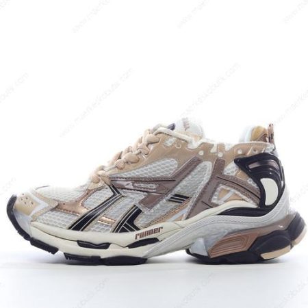 Billige Sko Balenciaga Runner ‘Beige Sort Hvid’ 677403W3RB39891