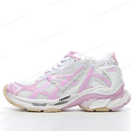 Billige Sko Balenciaga Runner ‘Hvid Pink’ 677402W3RB39059