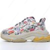 Billige Sko Balenciaga The Hacker Project Triple S x Gucci ‘Hvid Beige Gul’ 677195UL1108461