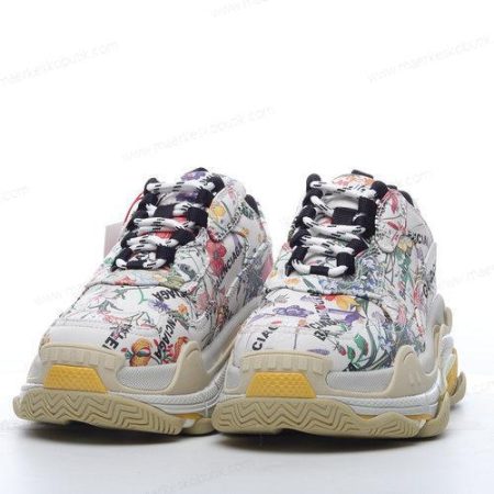 Billige Sko Balenciaga The Hacker Project Triple S x Gucci ‘Hvid Beige Gul’ 681068UL1108461