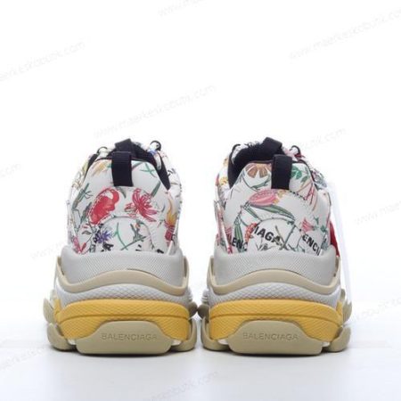 Billige Sko Balenciaga The Hacker Project Triple S x Gucci ‘Hvid Beige Gul’ 681068UL1108461