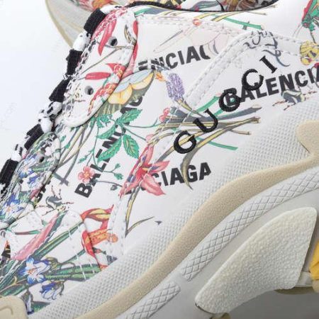 Billige Sko Balenciaga The Hacker Project Triple S x Gucci ‘Hvid Beige Gul’ 681068UL1108461