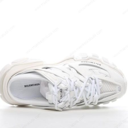 Billige Sko Balenciaga Track Mule ‘Hvid’ 653814W3CP39000