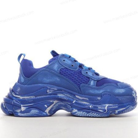 Billige Sko Balenciaga Triple S ‘Mørkeblå’ 536737W3CN34900