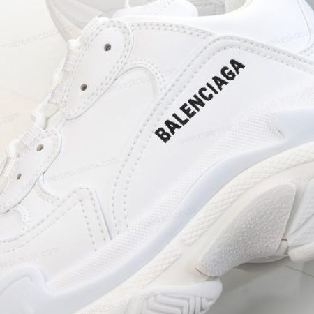 Billige Sko Balenciaga Triple S Synthetic Leather ‘Hvid’ 524039W2FA59000