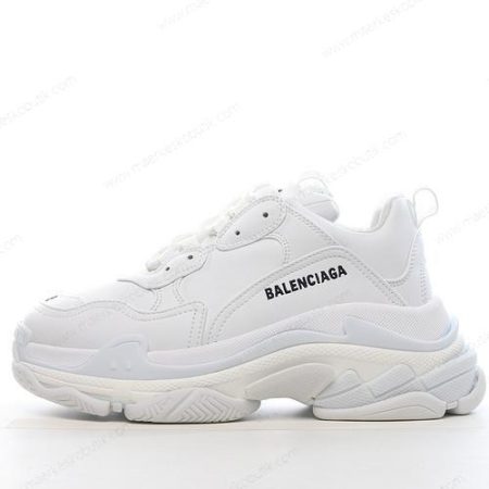 Billige Sko Balenciaga Triple S Synthetic Leather ‘Hvid’ 524039W2FA59000