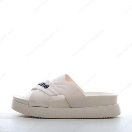 Billige Sko Chanel Beach Slippers ‘Hvid Sort’