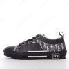 Billige Sko DIOR B23 OBLIQUE TRAINERS ‘Sort’