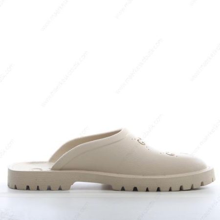 Billige Sko GUCCI Rubber GG Loafers ‘Off White’ 655517-JFB00-9022