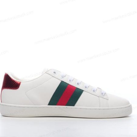 Billige Sko Gucci ACE Bee Embroidered ‘Hvid Rød’ 429446-A38G0-1284