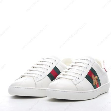 Billige Sko Gucci ACE Bee Sneakers ‘Hvid Rød’