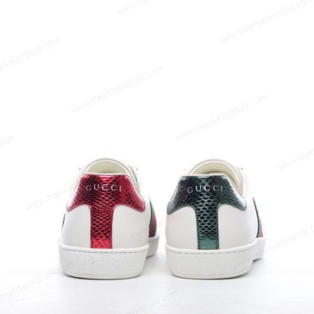 Billige Sko Gucci ACE Bee Sneakers ‘Hvid Rød’