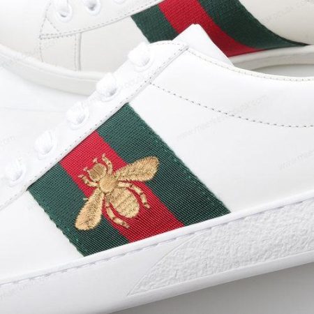 Billige Sko Gucci ACE Bee Sneakers ‘Hvid Rød’