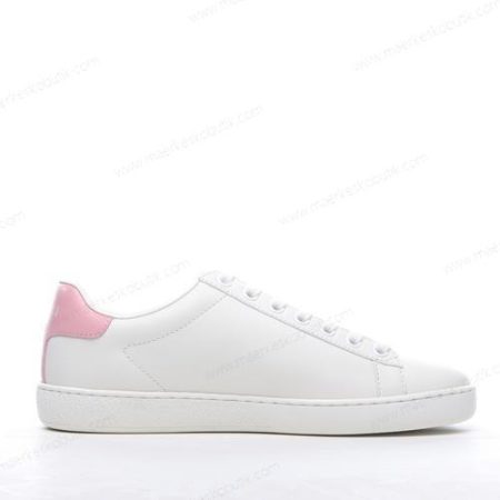 Billige Sko Gucci ACE Interlocking G ‘Hvid Pink’ 598527-AYO70-9076