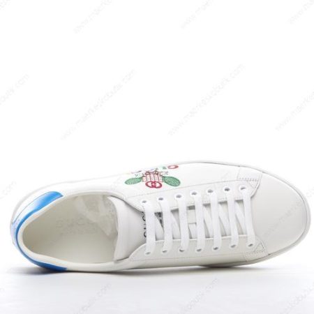 Billige Sko Gucci ACE TENNIS ‘Hvid Blå’ 603696-AYO70-9096