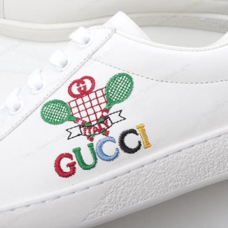 Billige Sko Gucci ACE TENNIS ‘Hvid Blå’ 603696-AYO70-9096